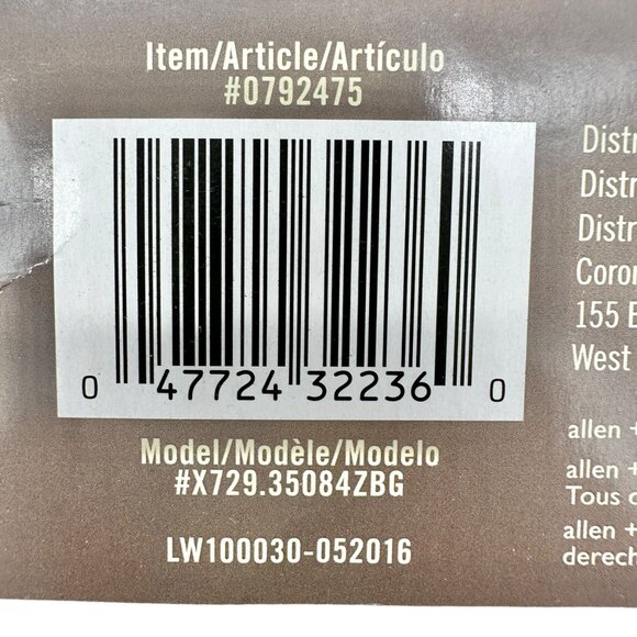 Allen+Roth Grommet Top Curtain Panel 50" X 84" Mineral Polyester Light Filtering - Picture 11 of 11
